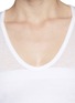 Detail View - Click To Enlarge - HELMUT LANG - Semi-sheer Tencel® T-shirt