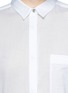 Detail View - Click To Enlarge - HELMUT LANG - 'Mist' belted cotton shirt