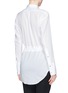 Back View - Click To Enlarge - HELMUT LANG - 'Mist' belted cotton shirt
