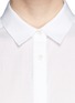 Detail View - Click To Enlarge - HELMUT LANG - Side split cotton poplin shirt