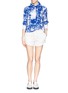 Figure View - Click To Enlarge - HELMUT LANG - Crepe shorts