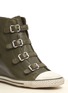 Detail View - Click To Enlarge - ASH - Eagle leather wedge sneakers