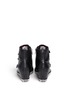 Back View - Click To Enlarge - ASH - Eagle leather wedge sneakers