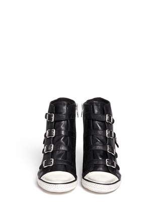 Figure View - Click To Enlarge - ASH - Eagle leather wedge sneakers