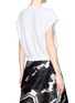 Back View - Click To Enlarge - 3.1 PHILLIP LIM - Geometric ottoman knit cropped top