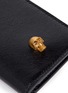 Detail View - Click To Enlarge - ALEXANDER MCQUEEN - Skull folded leather card holder