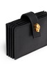 Detail View - Click To Enlarge - ALEXANDER MCQUEEN - Skull accordian leather card case