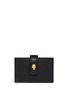 Main View - Click To Enlarge - ALEXANDER MCQUEEN - Skull accordian leather card case