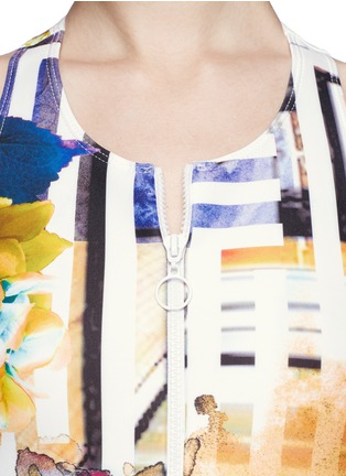 Detail View - Click To Enlarge -  - Floral Maze one-piece swimsuit
