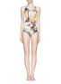 Main View - Click To Enlarge -  - Floral Maze one-piece swimsuit