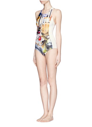 Figure View - Click To Enlarge -  - Floral Maze one-piece swimsuit