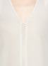 Detail View - Click To Enlarge - VINCE - Sheer perforated silk tank 