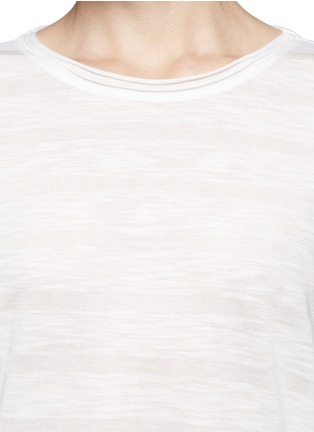 Detail View - Click To Enlarge - VINCE - Drop shoulder stripe T-shirt