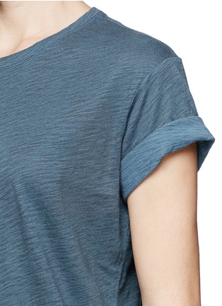 Detail View - Click To Enlarge - VINCE - Rolled sleeve jersey T-shirt