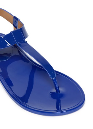 Detail View - Click To Enlarge - AERIN - Harper patent leather thong sandals