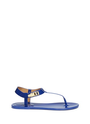 Main View - Click To Enlarge - AERIN - Harper patent leather thong sandals