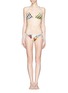 Main View - Click To Enlarge -  - Floral Maze triangle bikini set
