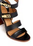 Detail View - Click To Enlarge - AERIN - Stacked wooden heel sandals