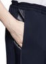 Detail View - Click To Enlarge - VINCE - Leather side panel pants