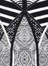 Detail View - Click To Enlarge - DIANE VON FURSTENBERG - Fanny zebra knit flare dress