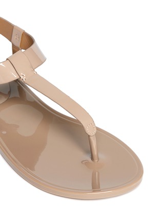 Detail View - Click To Enlarge - AERIN - Harper patent leather thong sandals