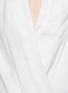 Detail View - Click To Enlarge - VINCE - Wrap front blouse