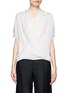 Main View - Click To Enlarge - VINCE - Wrap front blouse