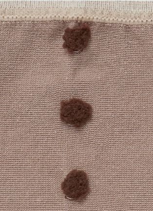 Detail View - Click To Enlarge - HANSEL FROM BASEL - Seam dot crew socks