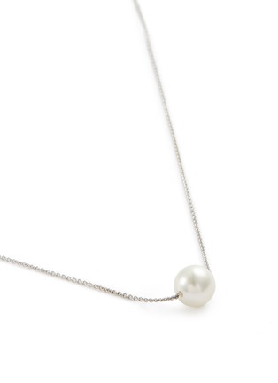 Figure View - Click To Enlarge - LC COLLECTION JEWELLERY - Pearl 18k white gold necklace