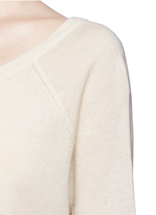 Detail View - Click To Enlarge - VINCE - Dip-dye cashmere-blend pullover
