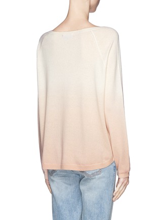 Back View - Click To Enlarge - VINCE - Dip-dye cashmere-blend pullover