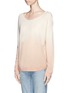 Front View - Click To Enlarge - VINCE - Dip-dye cashmere-blend pullover
