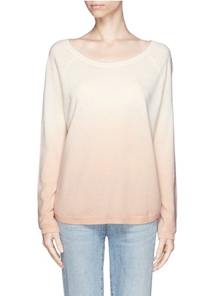 Main View - Click To Enlarge - VINCE - Dip-dye cashmere-blend pullover