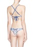 Back View - Click To Enlarge - WILDFOX COUTURE - Butterfly print twist bikini top
