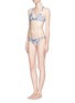 Figure View - Click To Enlarge - WILDFOX COUTURE - Butterfly print twist bikini top