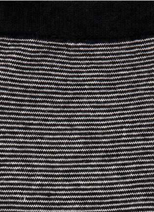 Detail View - Click To Enlarge - HANSEL FROM BASEL - Ministripe crew socks