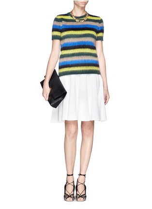 Figure View - Click To Enlarge - DIANE VON FURSTENBERG - 'Cacey' rib knit skirt