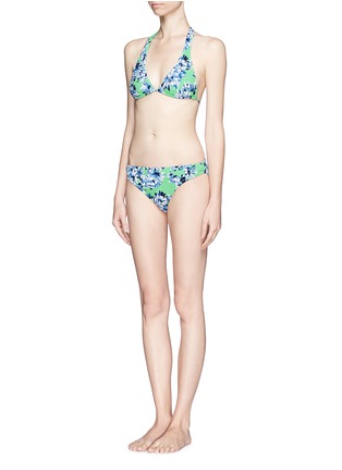 Figure View - Click To Enlarge - J CREW - Photo floral triangle halter bikini top
