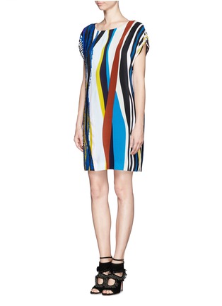 Figure View - Click To Enlarge - DIANE VON FURSTENBERG - 'Tania' Stripe Print Dress