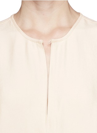 Detail View - Click To Enlarge - J CREW - Collection draped keyhole dress