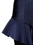 Detail View - Click To Enlarge - MAJE - Neoprene ruffle skirt