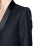 Detail View - Click To Enlarge - MAJE - Satin lapel tuxedo jacket