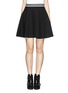 Main View - Click To Enlarge - SANDRO - 'Jilly' piqué knit flare skirt