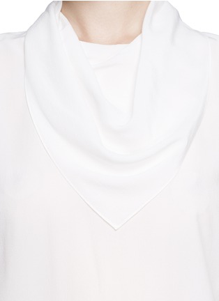 Detail View - Click To Enlarge - SANDRO - 'Elvi' front scarf tank top