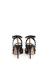 Back View - Click To Enlarge - VALENTINO GARAVANI - 'Punkouture Rockstud' caged patent leather pumps
