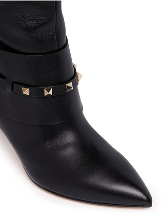 Detail View - Click To Enlarge - VALENTINO GARAVANI - 'Rockstud' leather boots