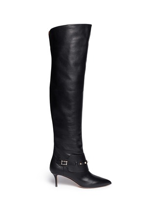 Main View - Click To Enlarge - VALENTINO GARAVANI - 'Rockstud' leather boots