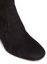 Detail View - Click To Enlarge - VALENTINO GARAVANI - 'Rockstud' thigh high suede boots