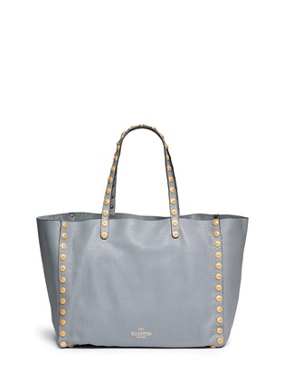 Back View - Click To Enlarge - VALENTINO GARAVANI - 'Gryphon' stud leather tote