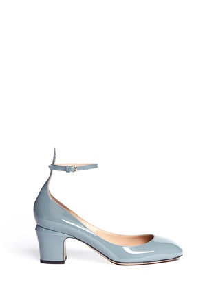 Main View - Click To Enlarge - VALENTINO GARAVANI - Patent leather ankle strap pumps